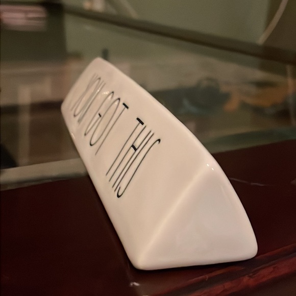 Rae Dunn ceramic desk plaque / sign / decor ( Artisan collection ) - Picture 3 of 5